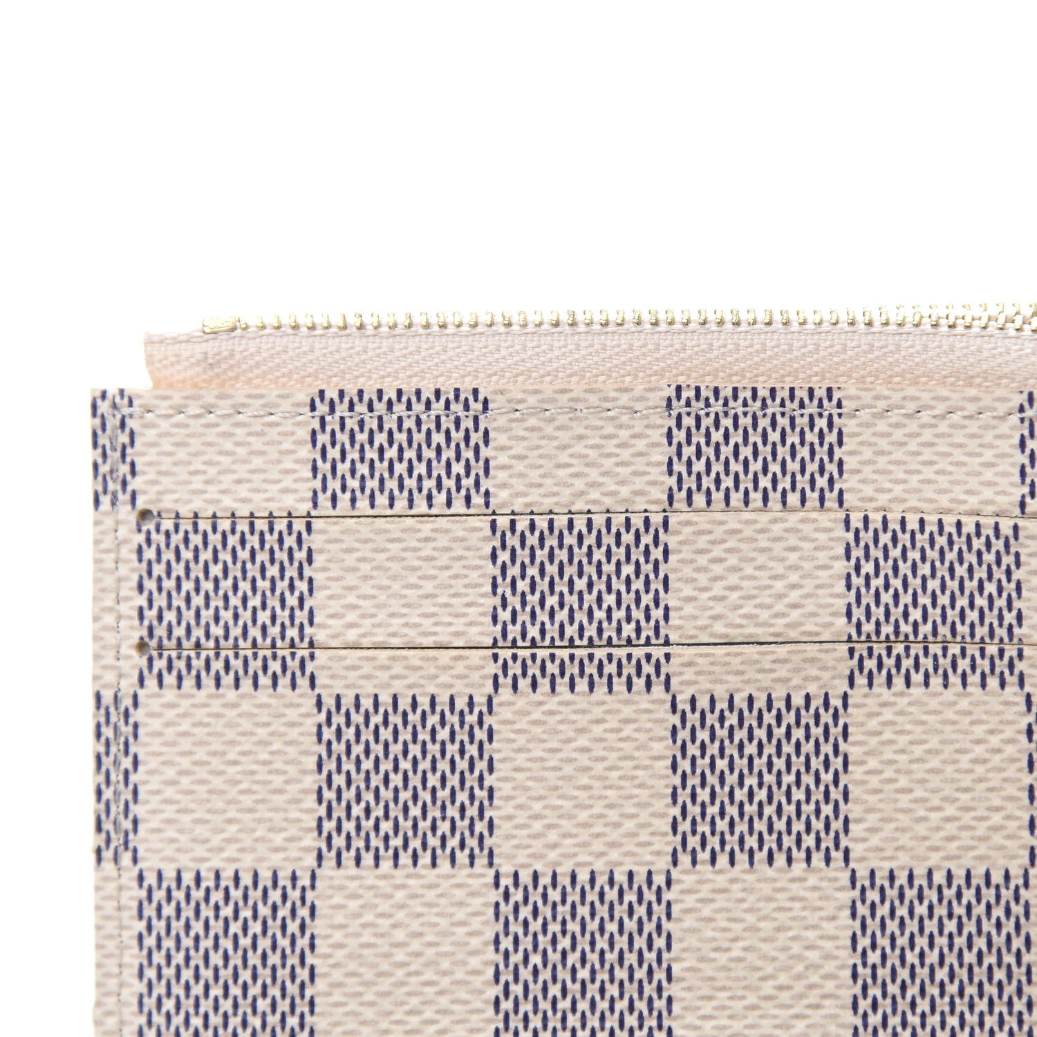 Louis Vuitton Damier Azur Emilie Wallet Rose Ballerine 9 of 9