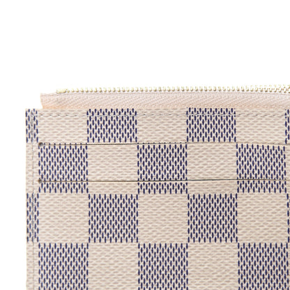 Louis Vuitton Damier Azur Emilie Wallet Rose Ballerine 9 of 9