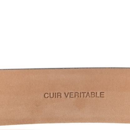 Chanel Calfskin Belt 95 38 Black 7 of 7