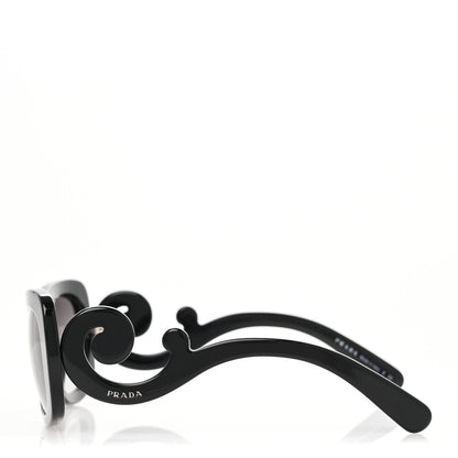 Prada Acetate Baroque Sunglasses SPR 27O Black 3 of 9