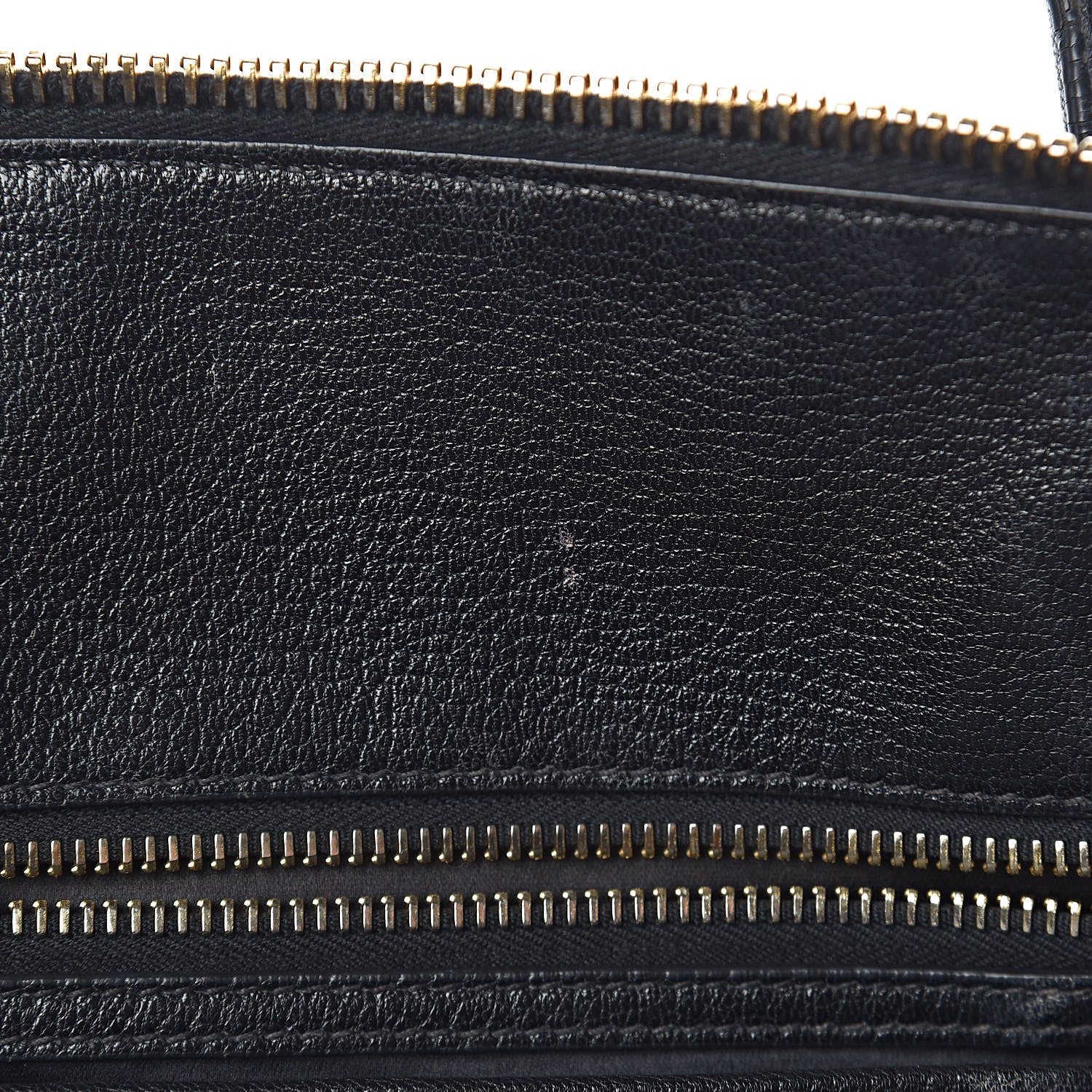 Miu Miu Goatskin Madras Zip Tote Black 10 of 22