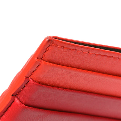 Bottega Veneta Nappa Intrecciato Card Holder China Red Geranium 6 of 6