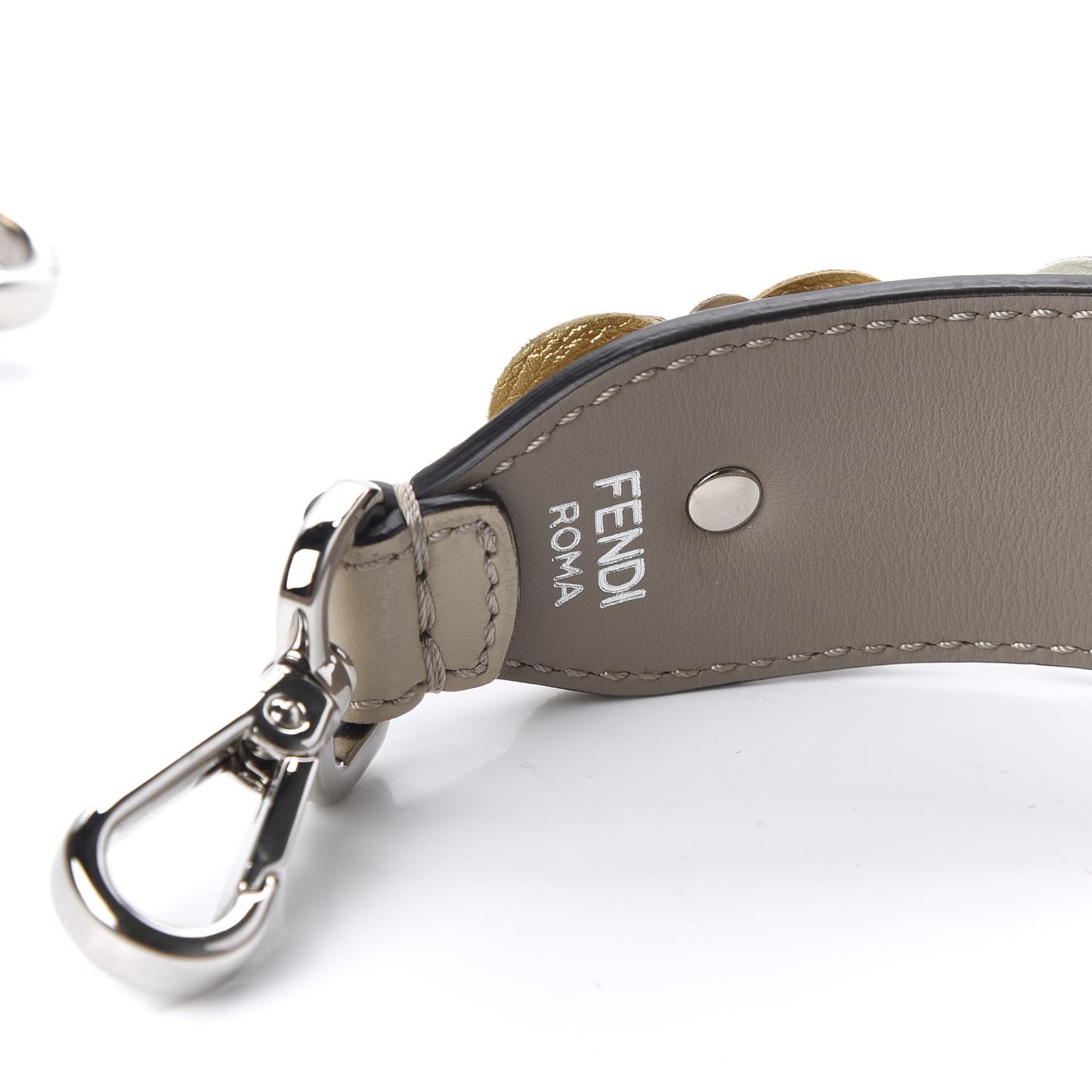 Calfskin Flowerland Studded Strap You Dove
