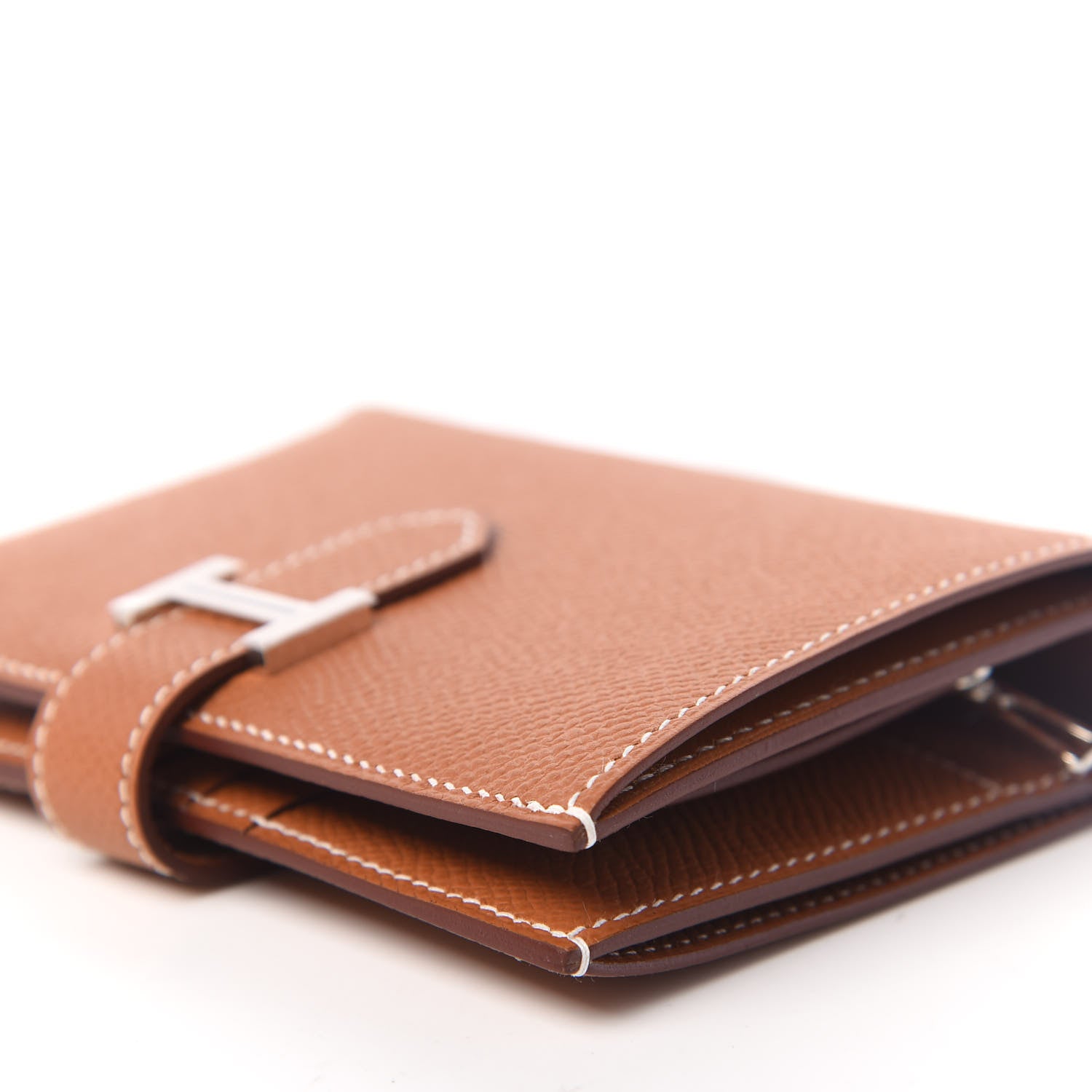 Hermes Epsom Bearn Compact Wallet Gold 7 of 9