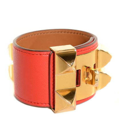 Hermes Collier De Chien CDC Small Bracelet Capucine 3 of 6