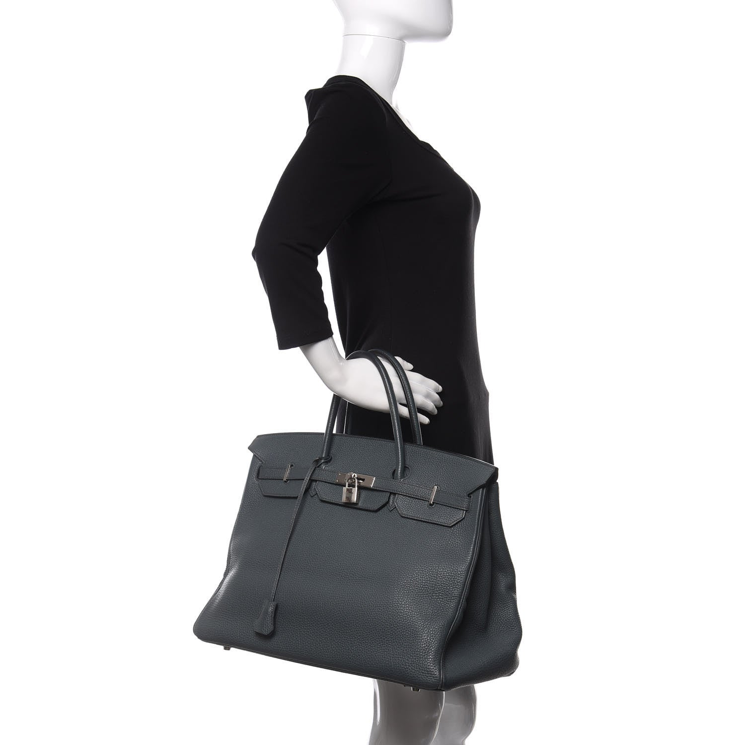 Hermes Togo Birkin 40 Bleu Orage 2 of 17