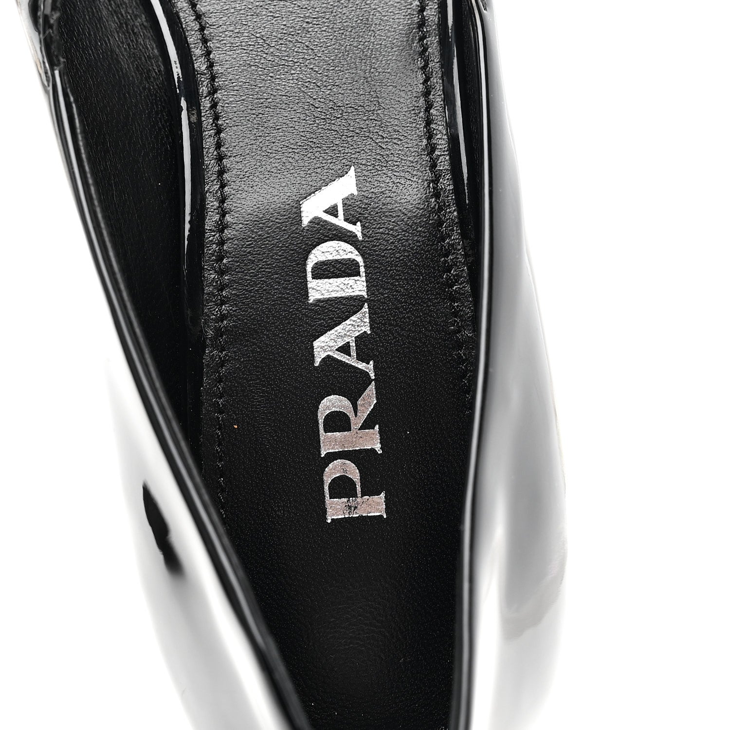 Prada Patent Mary Jane 45mm Pumps 38.5 Black 8 of 8