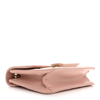 Chanel Sheepskin Quilted Mini Beauty Lock Flap Pink 3 of 9