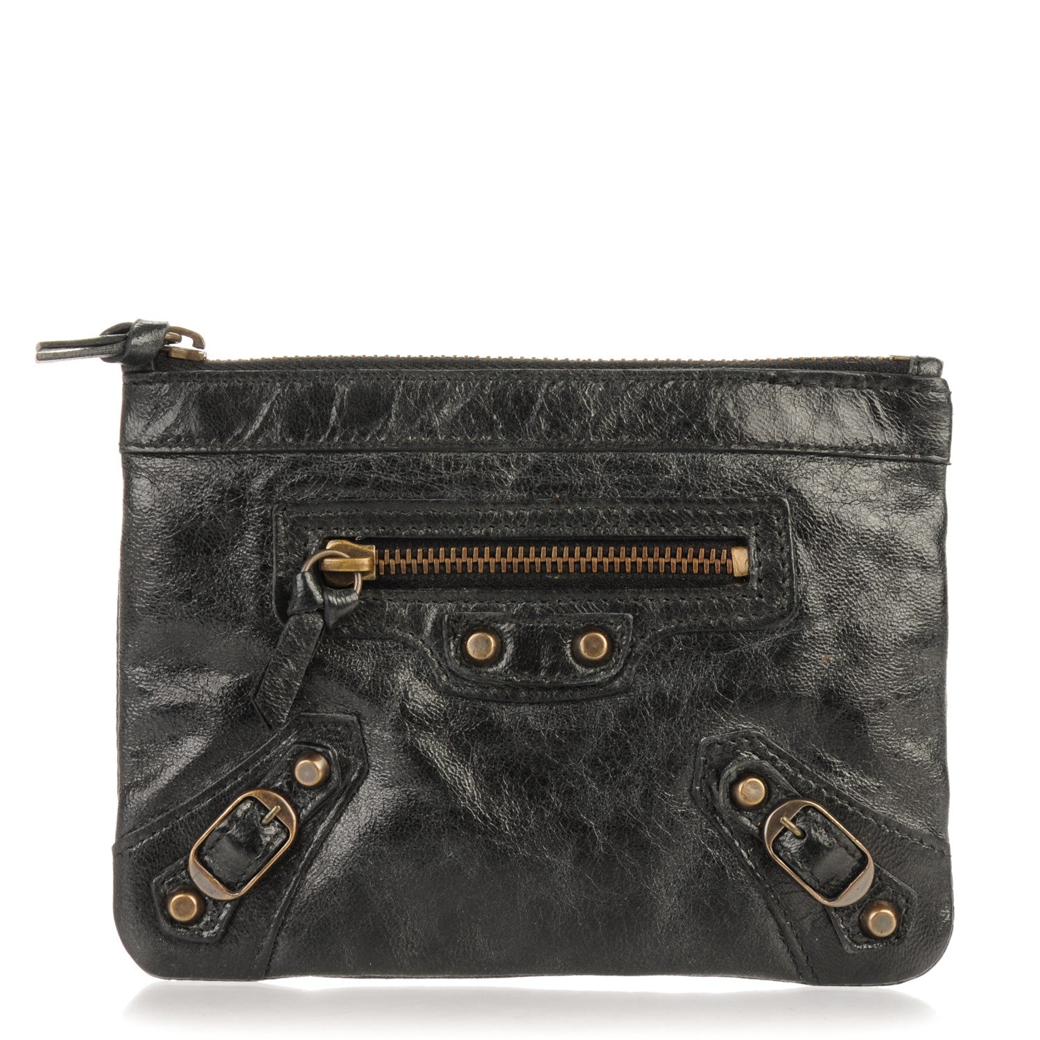 Balenciaga Chevre Porte-Monnaie Coin Purse Black 1 of 7