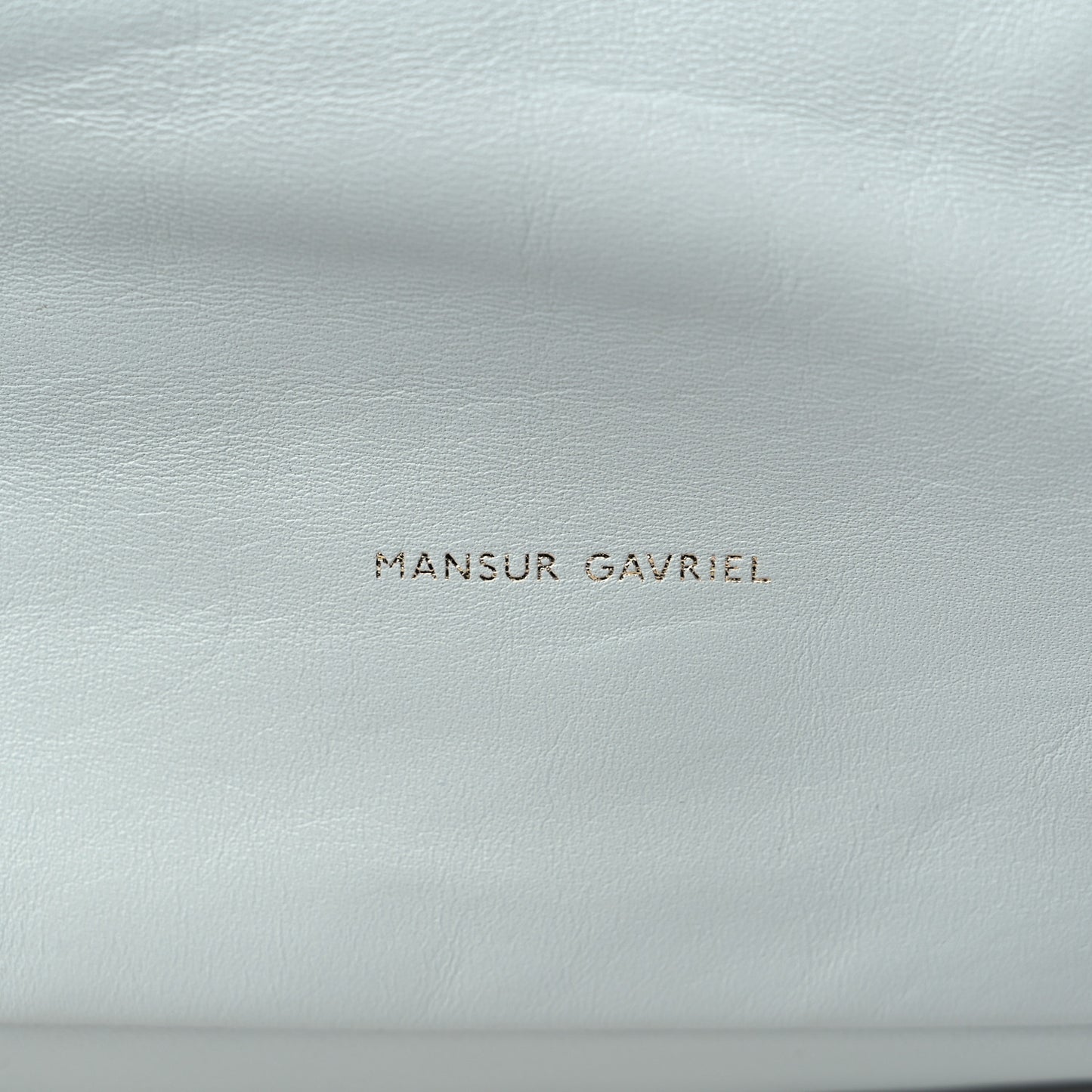 Lambskin Cloud Clutch Seafoam