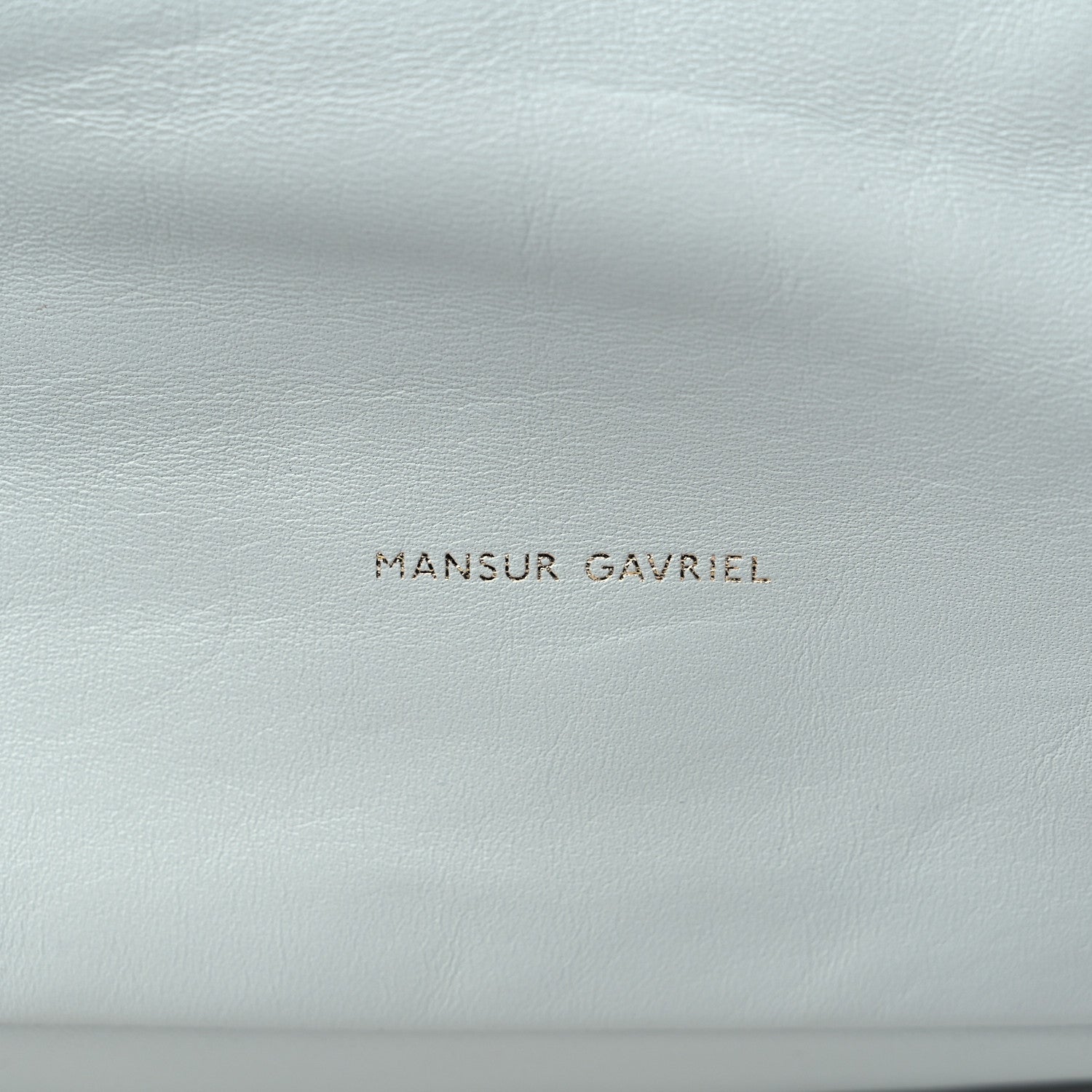Mansur Gavriel Lambskin Cloud Clutch Seafoam 7 of 10