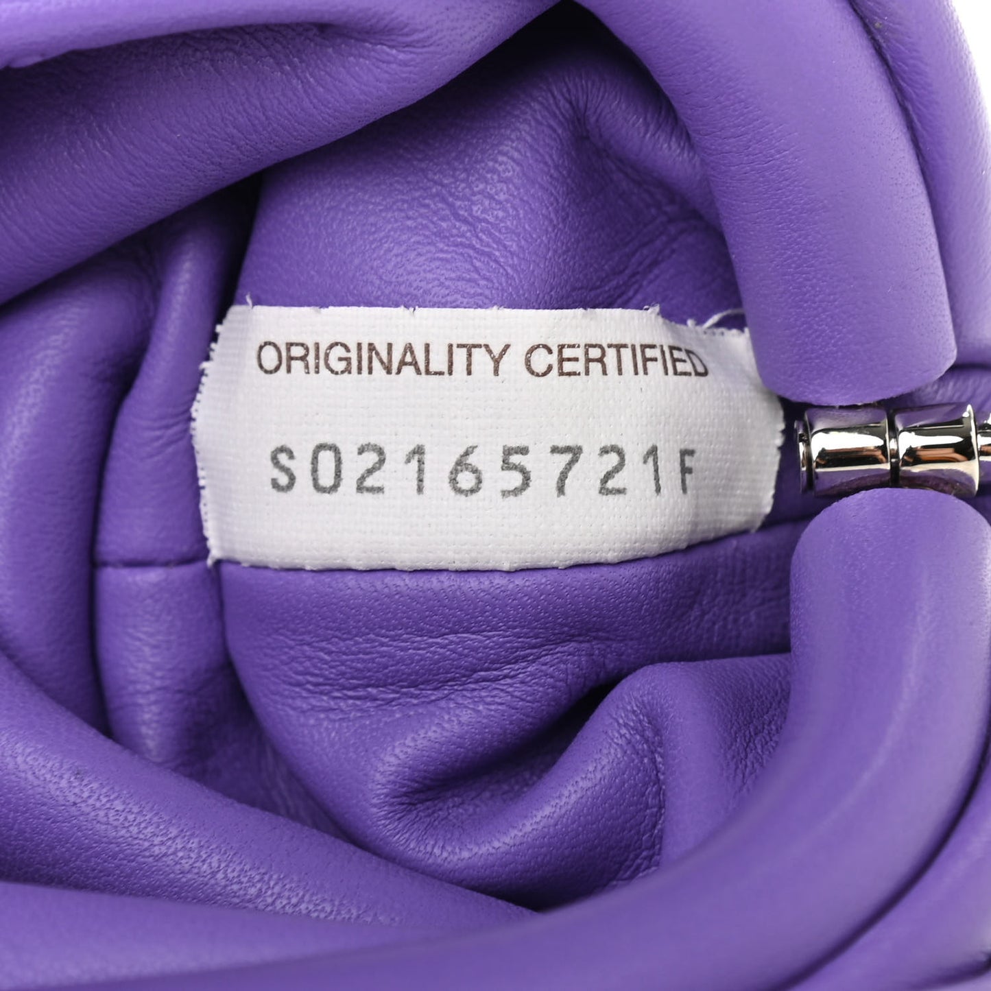 Butter Calfskin Coin Purse Purple
