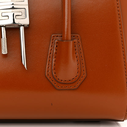 Givenchy Box Calfskin Mini Lock Antigona Shoulder Bag Beige Chestnut 10 of 10