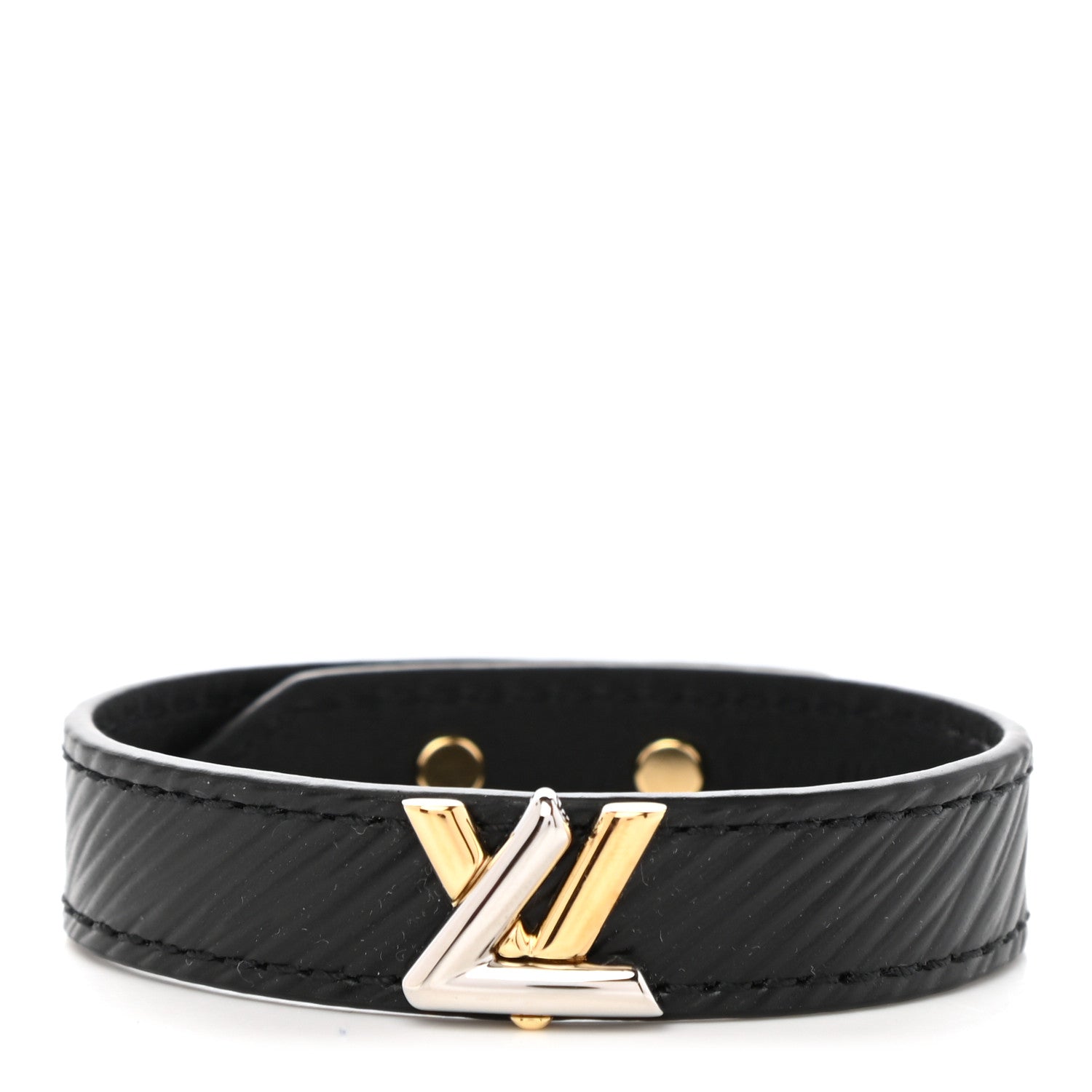 Louis Vuitton Epi Twist It Bracelet 17 Black 1 of 6