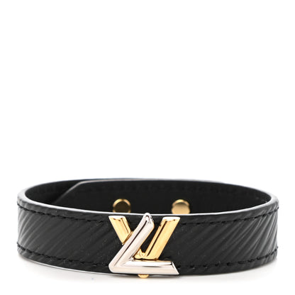 Louis Vuitton Epi Twist It Bracelet 17 Black 1 of 6