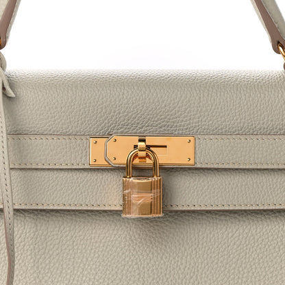 Hermes Togo Kelly Retourne 32 Gris Perle 8 of 9