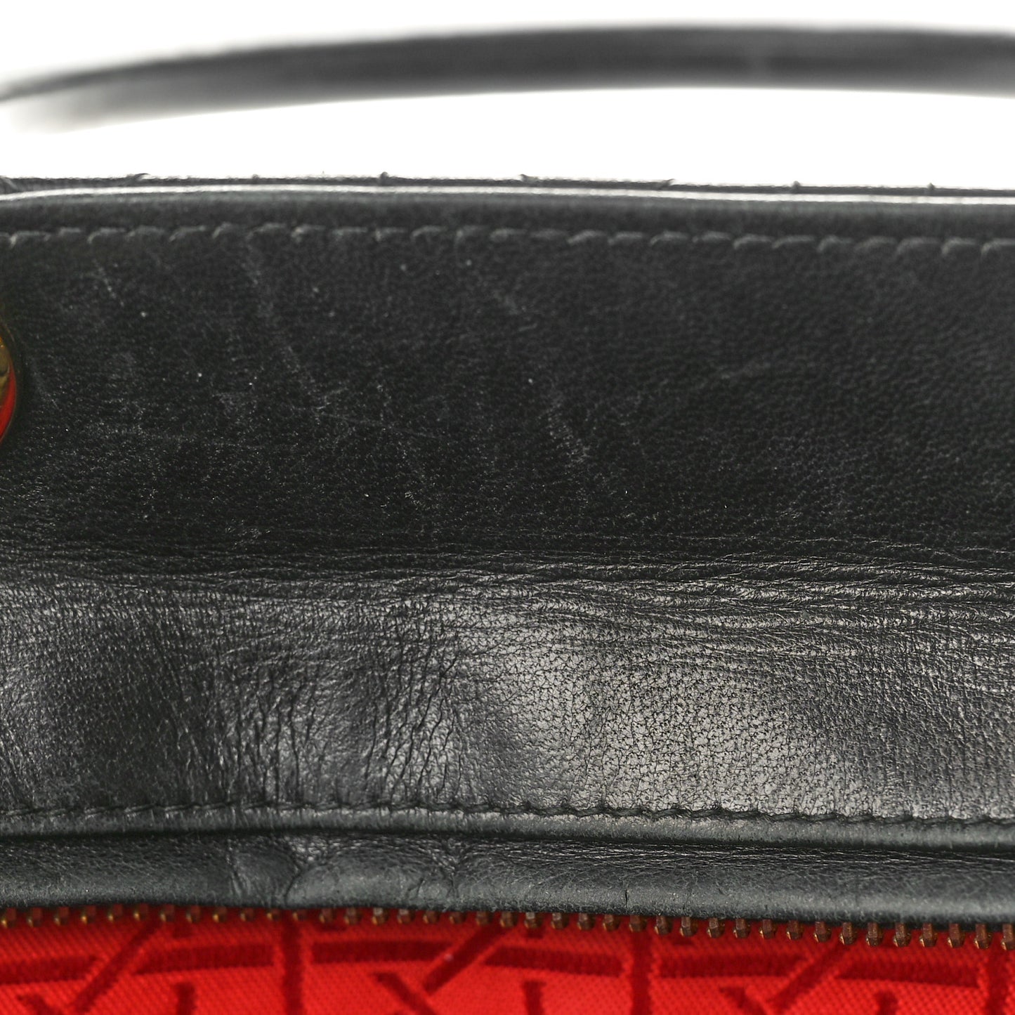 Lambskin Cannage Large Lady Dior Black