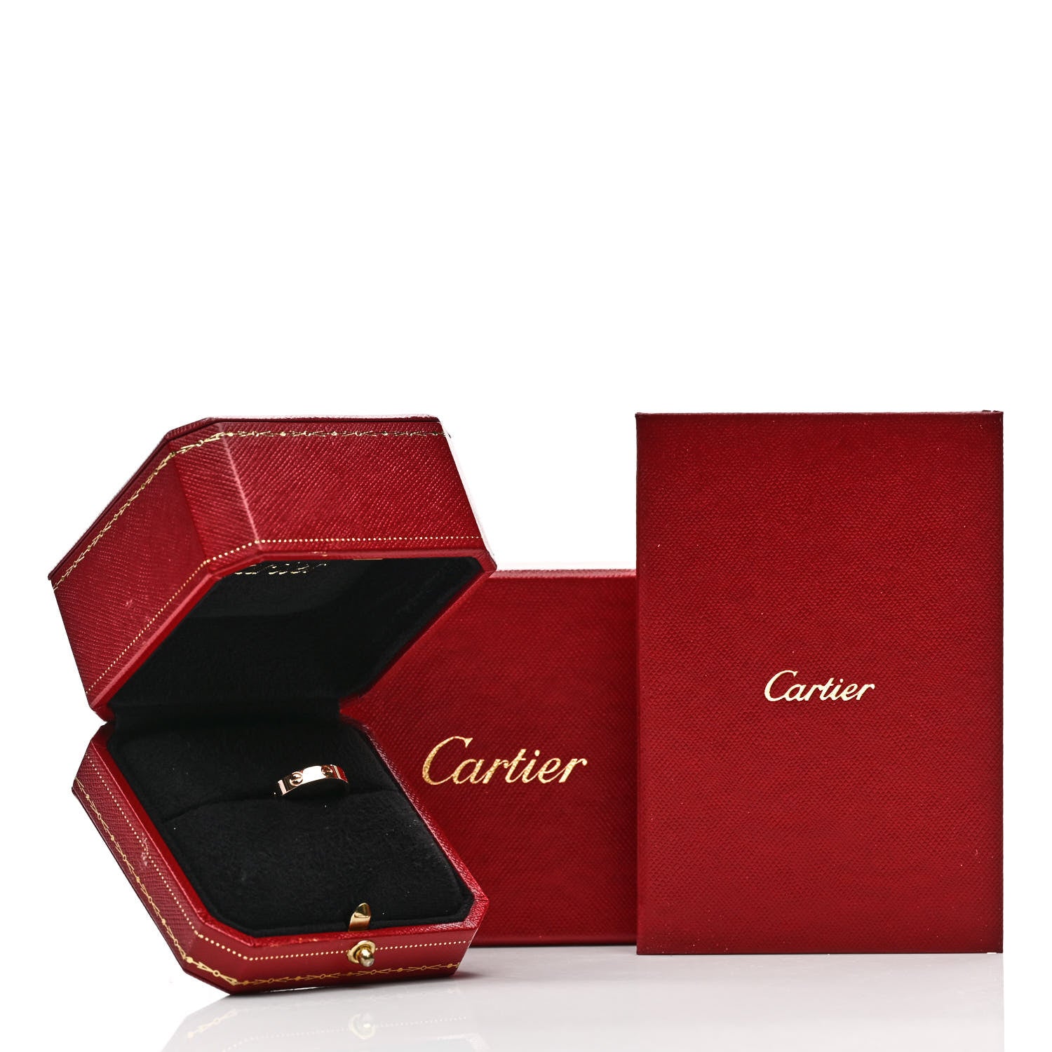 Cartier 18K Pink Gold 3.5mm LOVE Wedding Band Ring 52 6 5 of 5