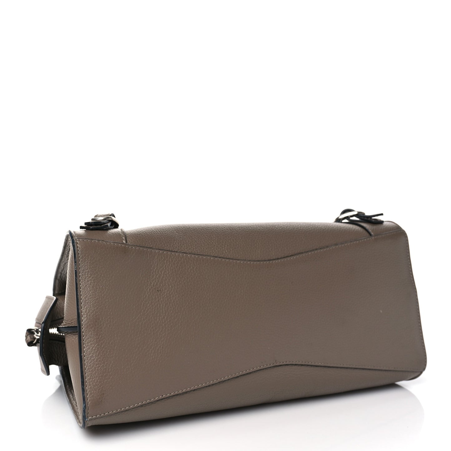 Grained Calfskin Neo Classic Silver Hardware S City Mink Grey