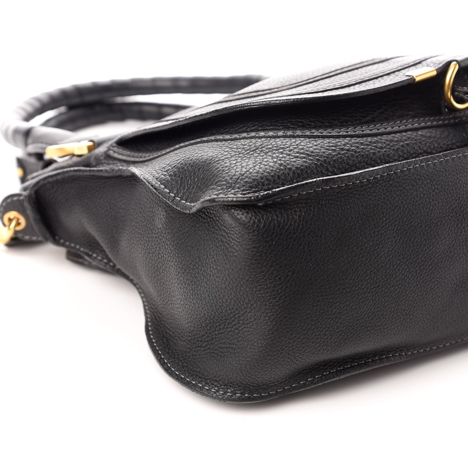 Chloe Calfskin Medium Marcie Satchel Black 7 of 8
