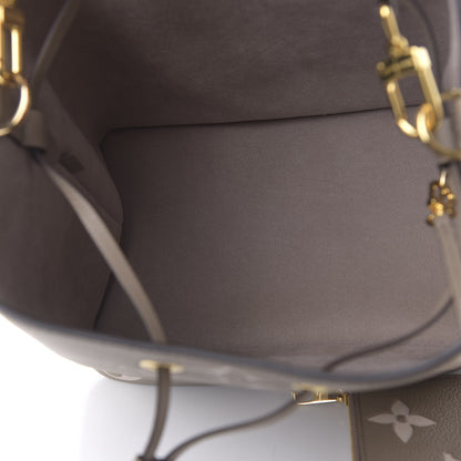 Louis Vuitton Empreinte Monogram Giant Neonoe MM Tourterelle Creme 5 of 9