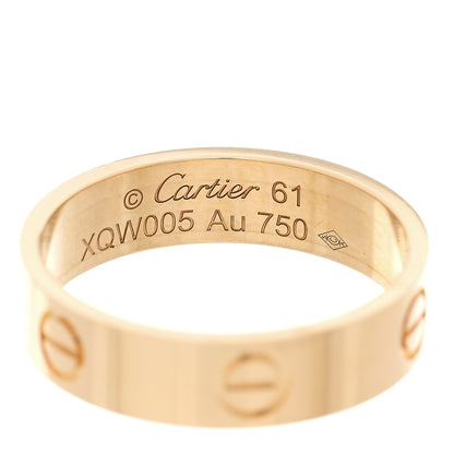 Cartier 18K Yellow Gold 5.5mm LOVE Ring 61 9.75 4 of 5