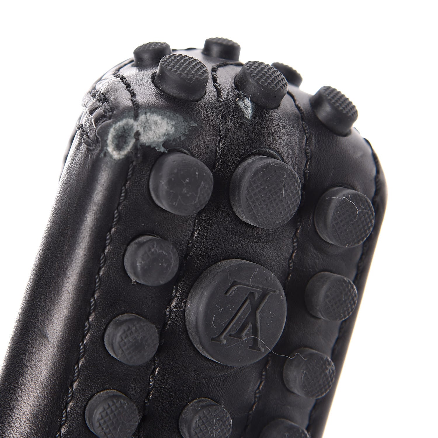 Louis Vuitton Calfskin Oxford Loafers 38 Black 10 of 10
