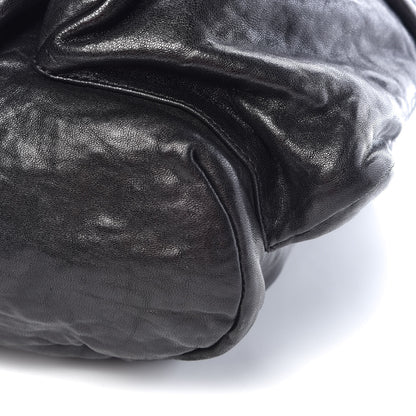 Givenchy Tumbled Sheepskin Top Handle Flap Bag Black 9 of 9