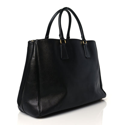 Prada Saffiano Medium Galleria Double Zip Tote Black 2 of 9