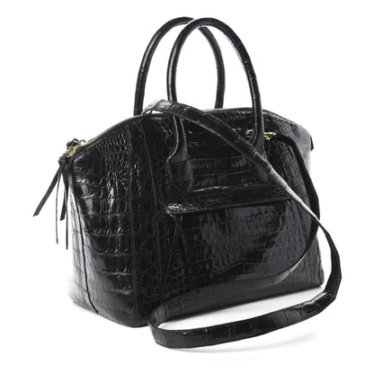 Nancy Gonzalez Crocodile Dome Satchel Black 3 of 13