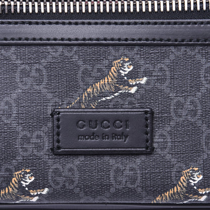 Gucci Soft GG Supreme Monogram Tigers Belt Bag Black Multicolor 10 of 12