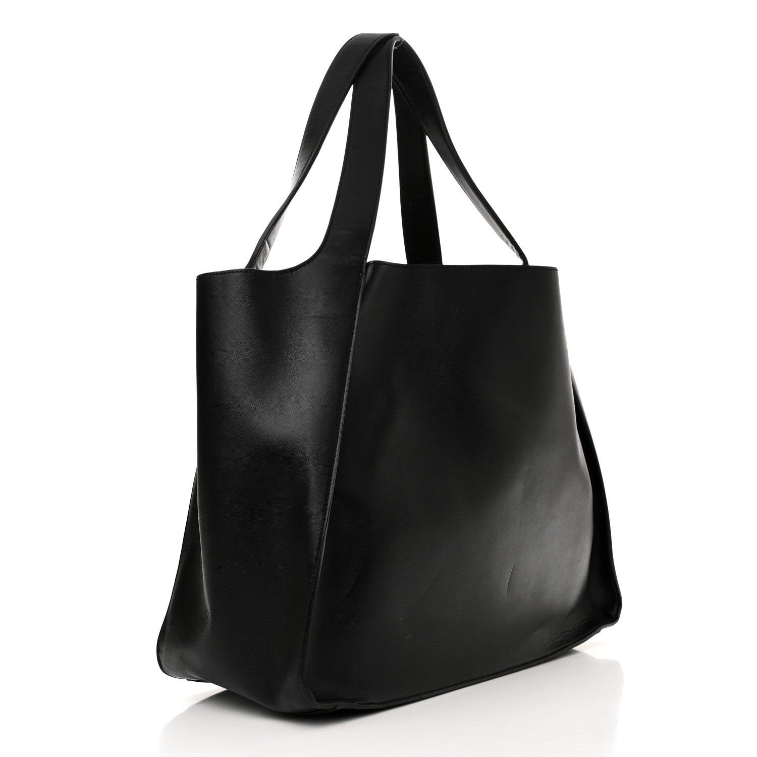 Stella McCartney Eco Alter Nappa East West Perforated Tote Black 4 of 10