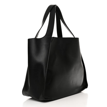 Stella McCartney Eco Alter Nappa East West Perforated Tote Black 4 of 10