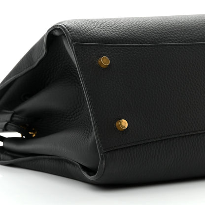 Mulberry Heavy Grain Iris Tote Black 9 of 21