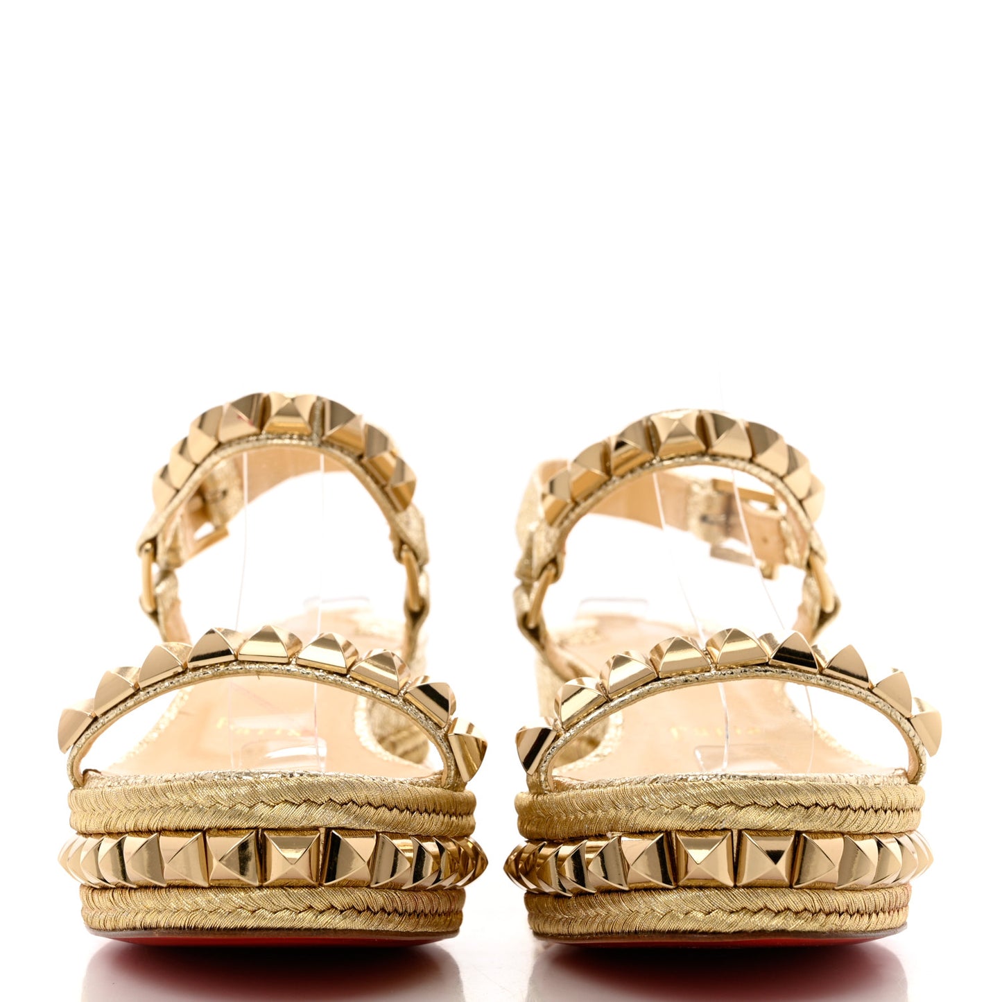 Specchio Vintage Cataclou 60 Platform Sandals 36 Platine Light Gold
