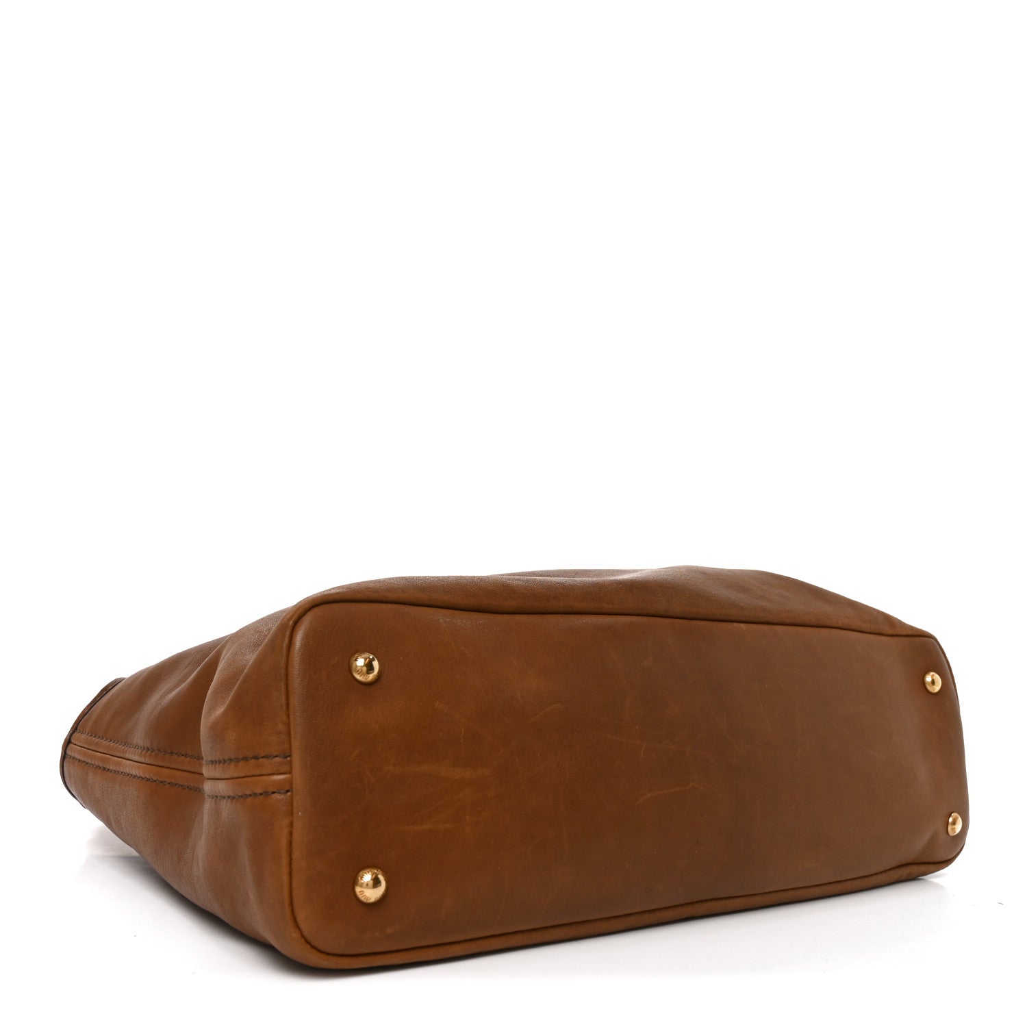 Miu Miu Nappa Medium Aventure Bag Rovere 4 of 9