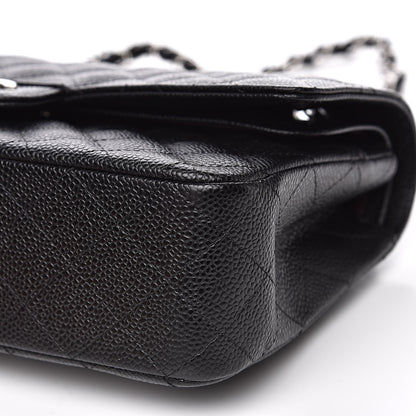 Chanel Caviar Quilted Medium Double Flap Black 9 of 12