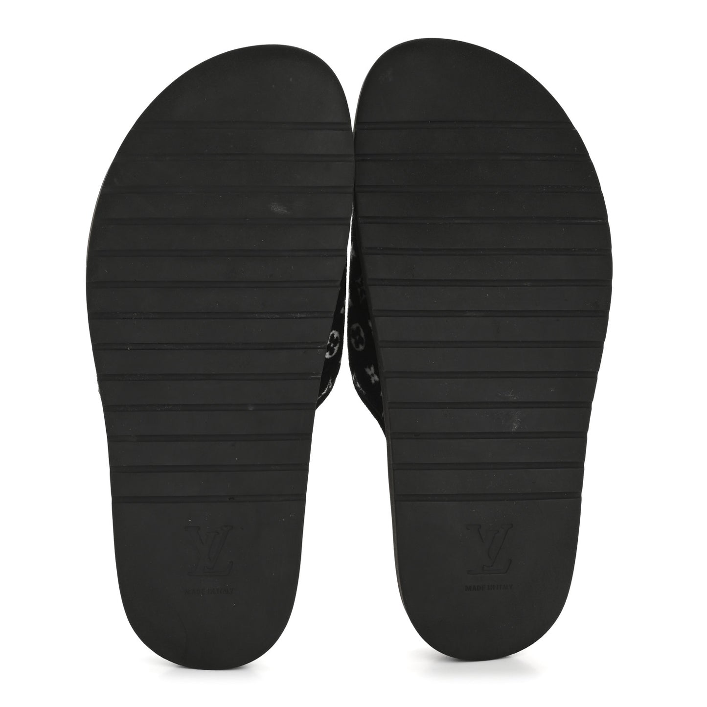 Monogram Mens Miami Mules 8.5 Black