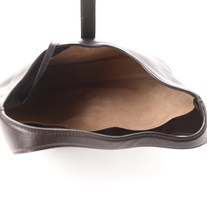 Gucci Soft Grained Calfskin Web Large Jackie Hobo Dark Brown 6 of 11