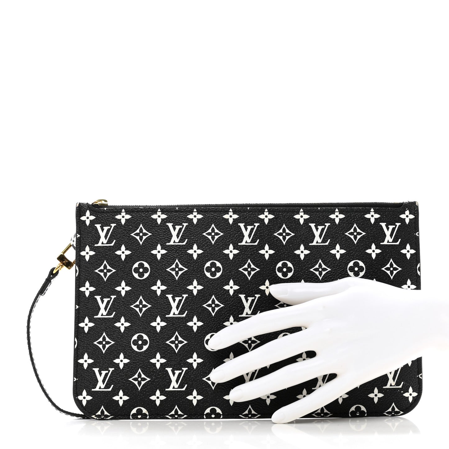 Monogram Giant Jungle Neverfull MM GM Pochette Black