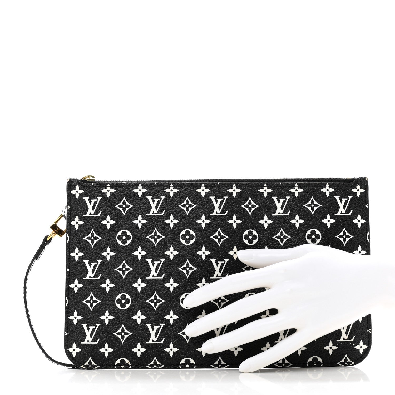 Louis Vuitton Monogram Giant Jungle Neverfull MM GM Pochette Black 2 of 6