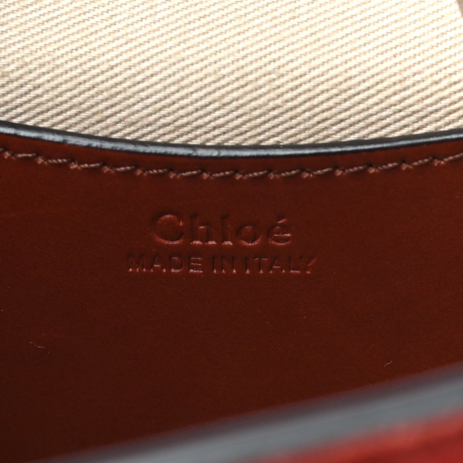 Chloe Calfskin Suede Large Tess Bag Sepia Brown 7 of 20