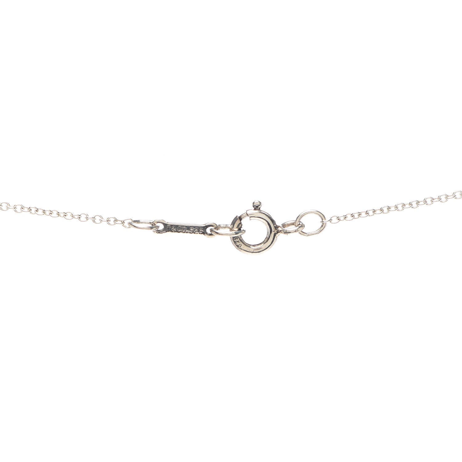 Tiffany Sterling Silver Paloma Picasso Graffiti X Pendant Necklace 4 of 5