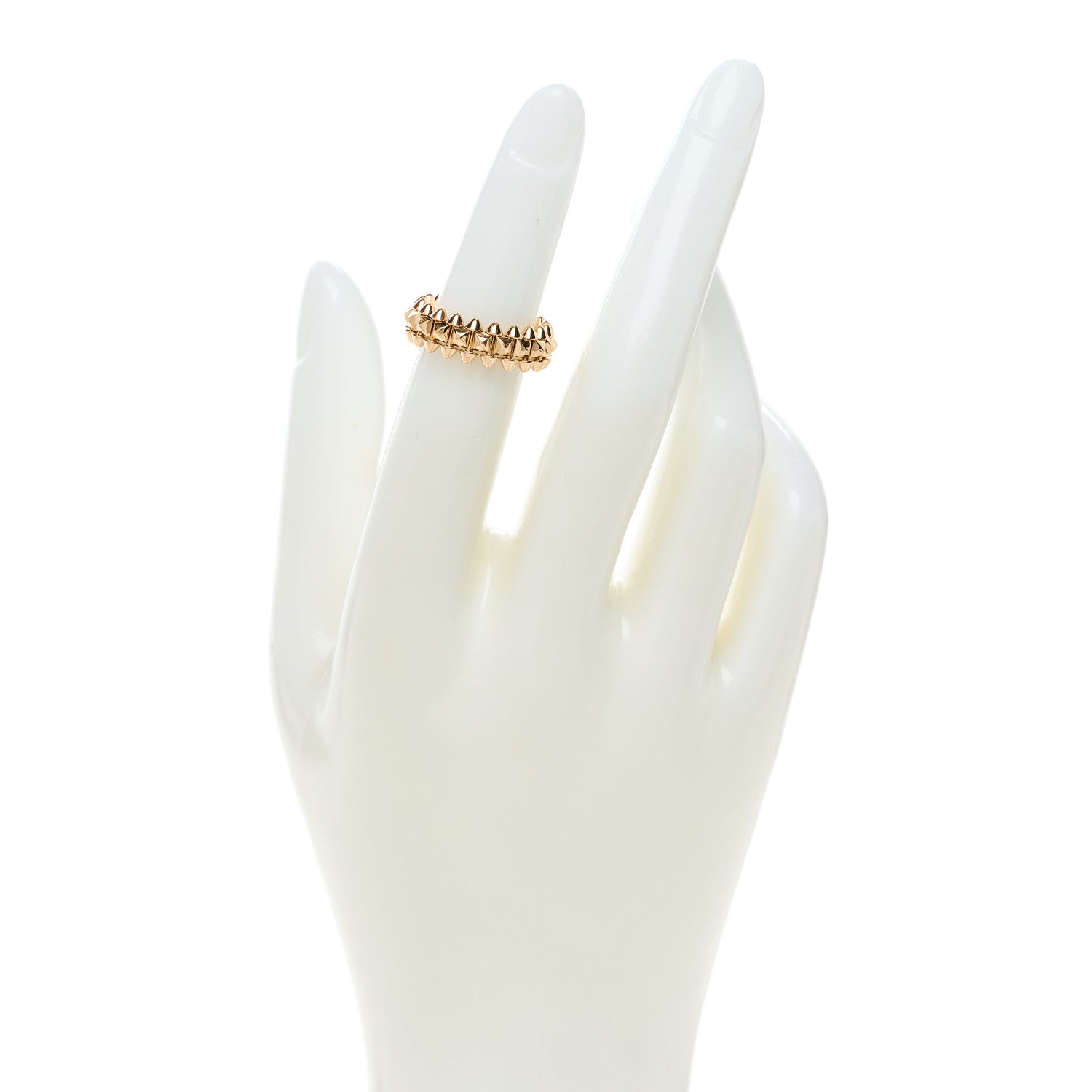 Cartier 18K Pink Gold SM Clash De Cartier Ring 46 3.75 2 of 5