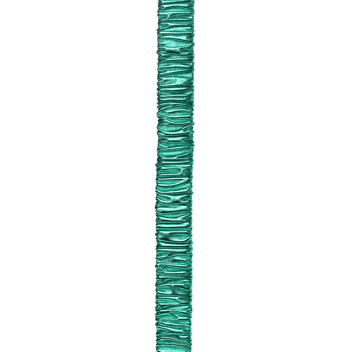 Chanel Metallic Lambskin Ruched CC Belt 75 30 Green 3 of 3
