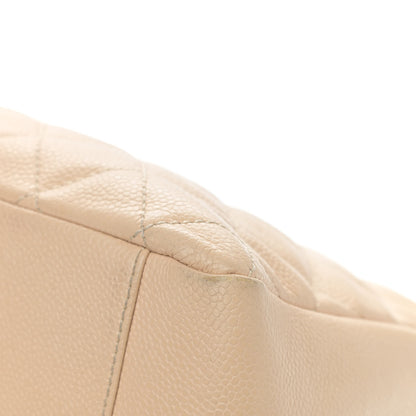 Chanel Caviar Quilted Grand Shopping Tote GST Beige Clair 10 of 15