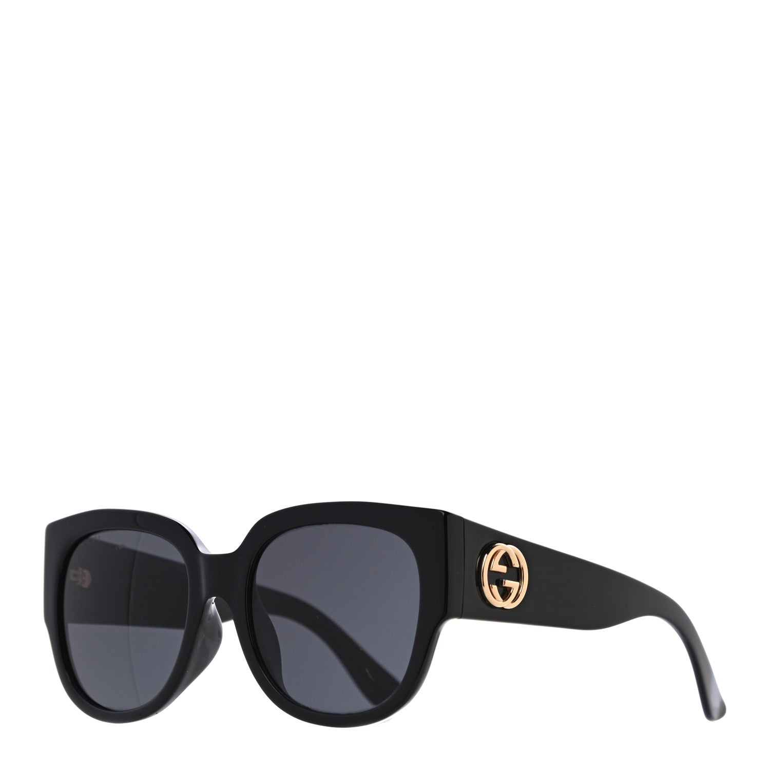 Gucci Acetate Square Frame Sunglasses GG0142SA Black 1 of 7
