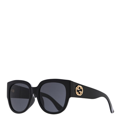Gucci Acetate Square Frame Sunglasses GG0142SA Black 1 of 7