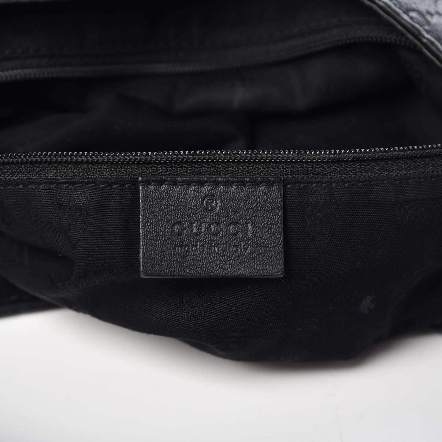 Guccissima Large New Ladies Web Hobo Black