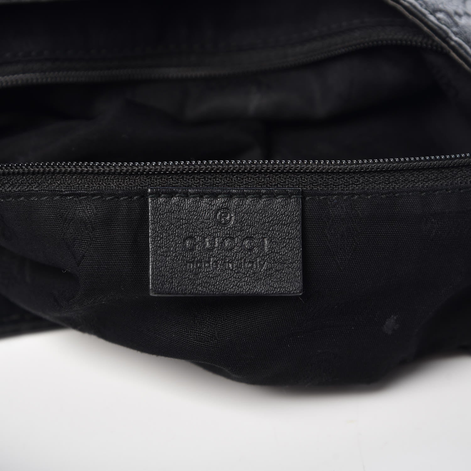 Gucci Guccissima Large New Ladies Web Hobo Black 6 of 8